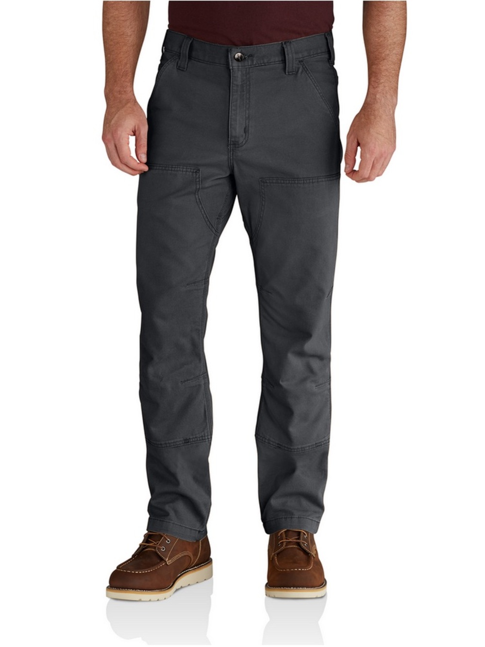 Carhartt Mens Size 32 x 32 Shadow Relaxed Straight Rigby Double-Front Dungaree